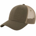 Unisex Trucker-Cap mit Netzstoff Khaki