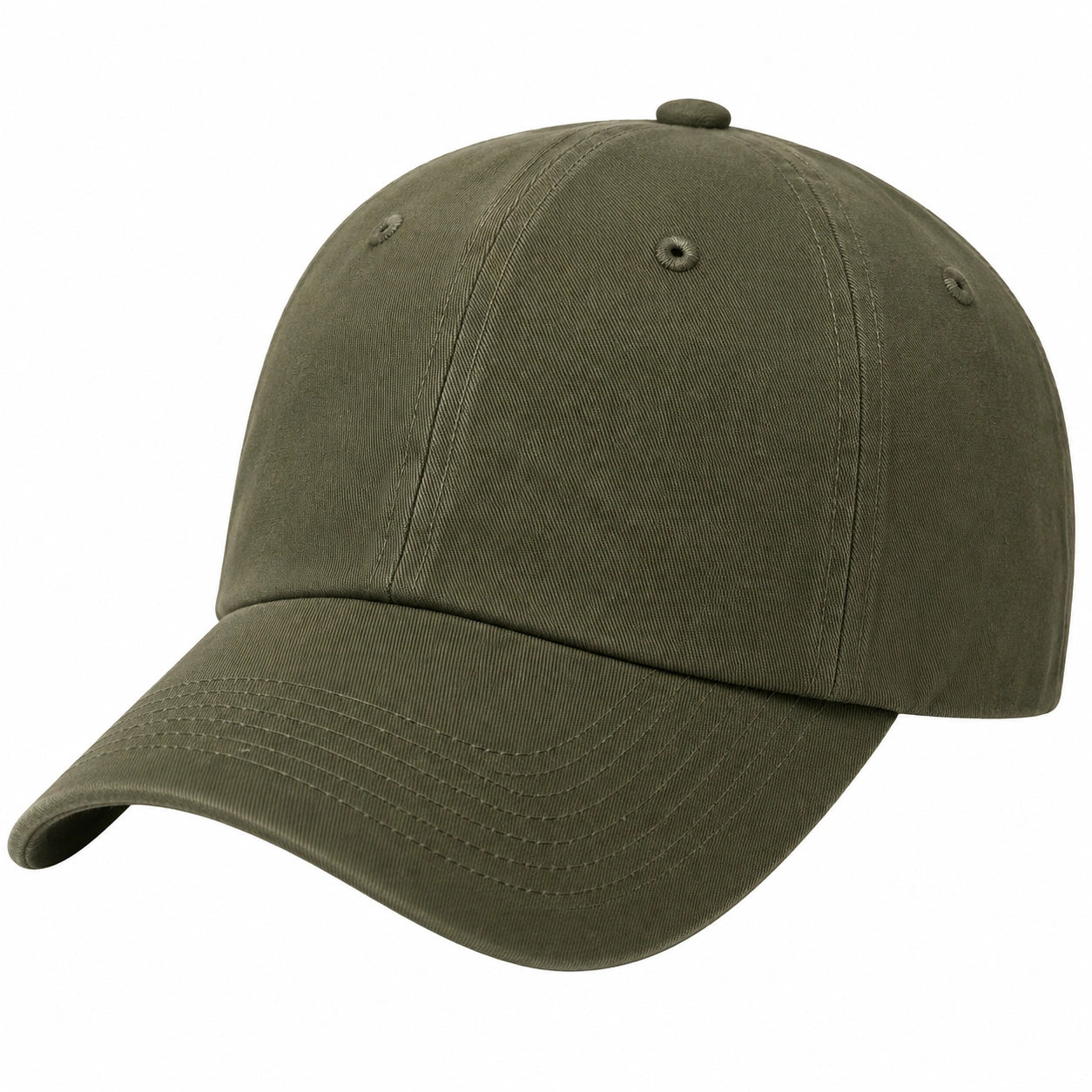 Unisex Basecap verstellbar Olivgrün