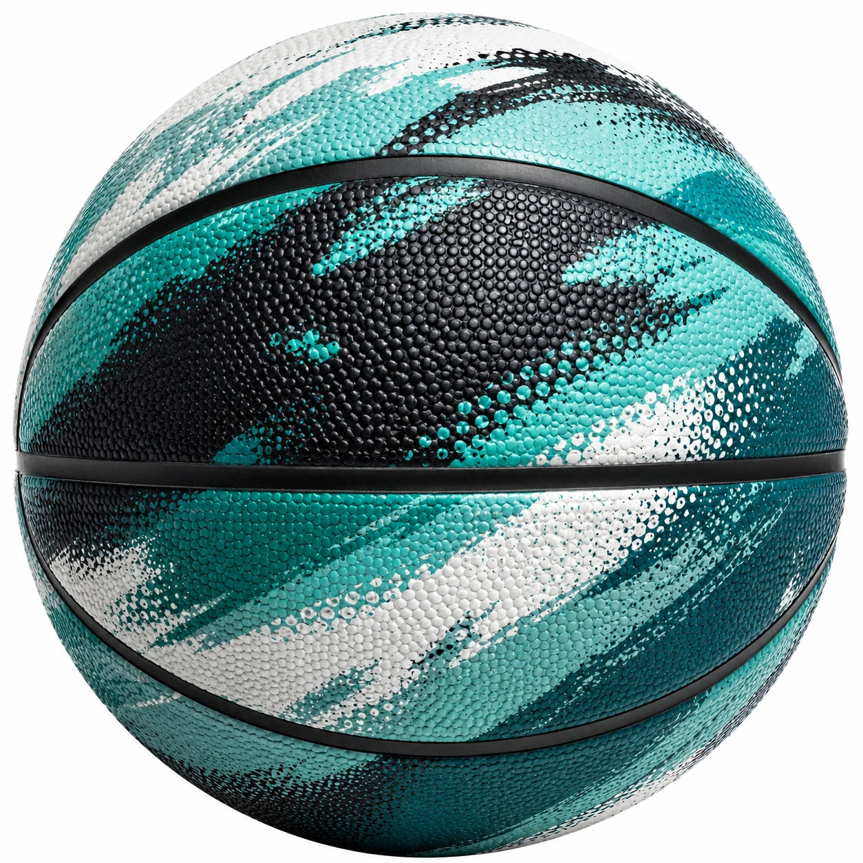 Outdoor Basketball Türkis/Schwarz/Weiß