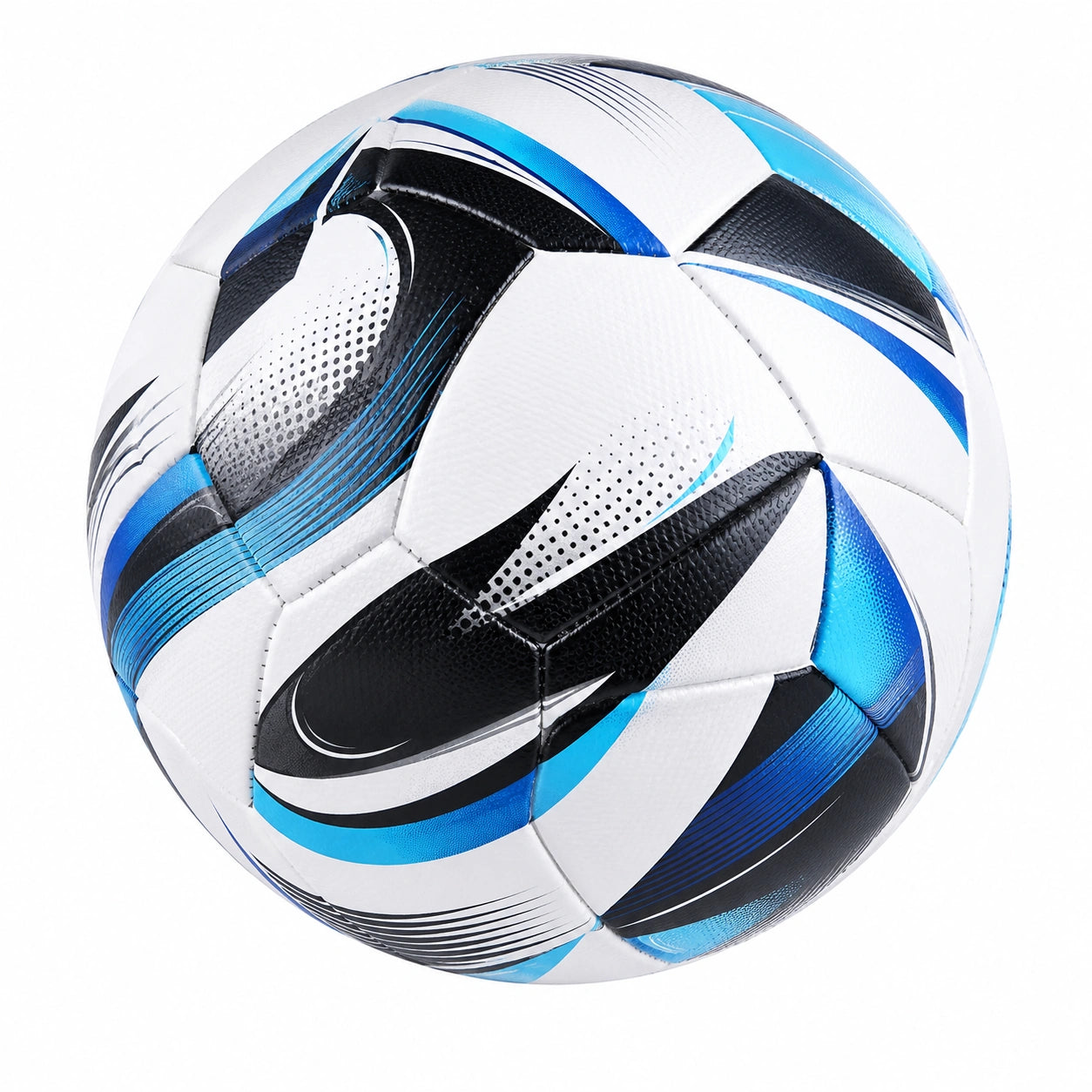 Trainingsfußball Größe 5 Weiß Schwarz Blau