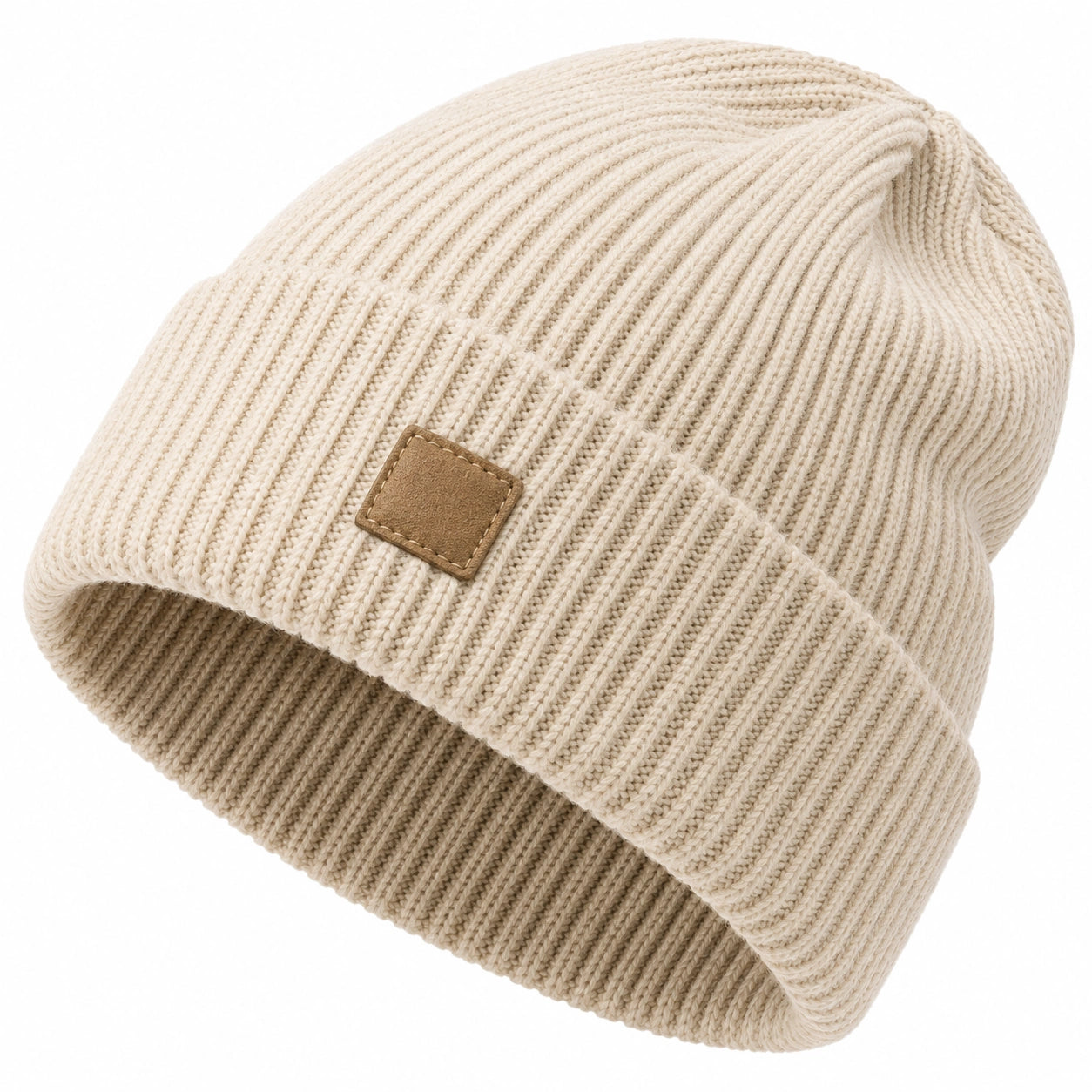 Unisex Beanie Mütze Beige