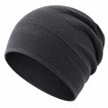Unisex Winter Slouch Beanie Dunkelgrau