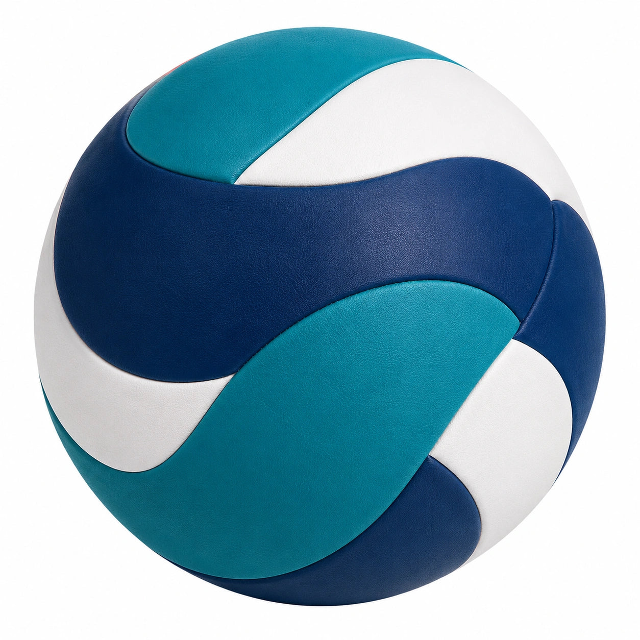 Volleyball Größe 5 Blau/Weiß/Türkis