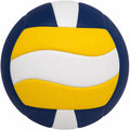 Hochwertiger Outdoor-Volleyball in Gelb, Blau und Weiß