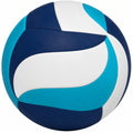 Volleyball Größe 5 für Außenbereich in Blau, Weiß und Hellblau