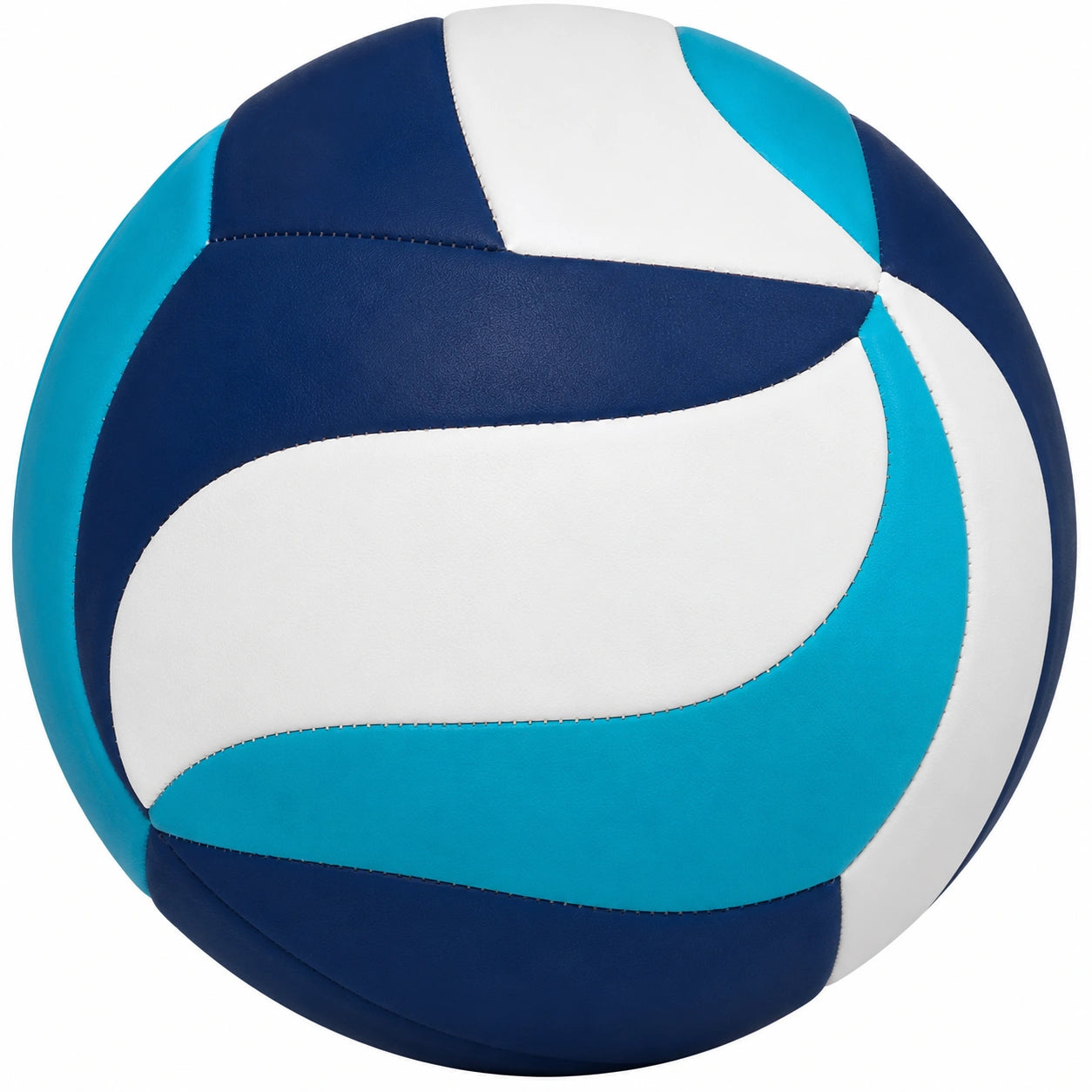 Volleyball Größe 5 für Außenbereich in Blau, Weiß und Hellblau
